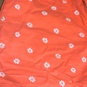 Magellan Outdoors Women's Floral Short Pants Orange Size 12